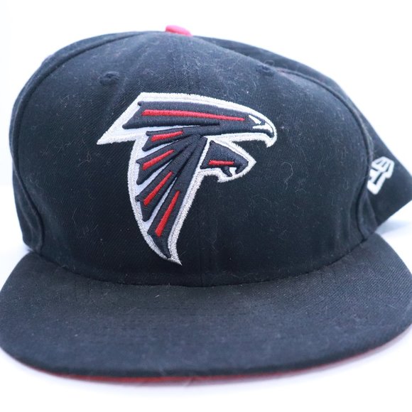Atlanta Falcons New Era 59FIFTY Fitted Hat 7 3/8‎ Black NFL Football Cap - Picture 1 of 3